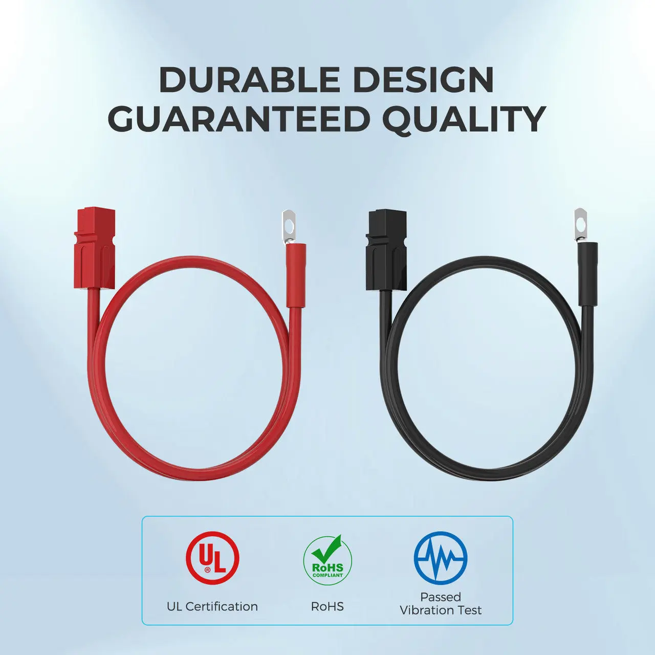 Renogy 5FT 6AWG Anderson Adapter Cable(Anderson PP75 - 3/8 in Lugs) - Image 4