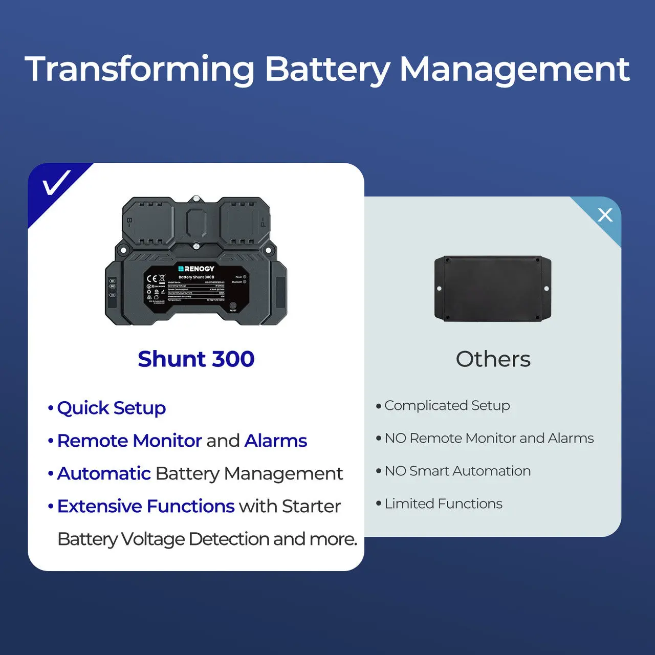 RENOGY  Battery Shunt 300 - Image 3