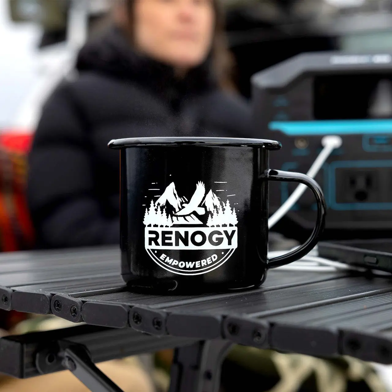 Renogy Enamel Coffee Mug - Image 5