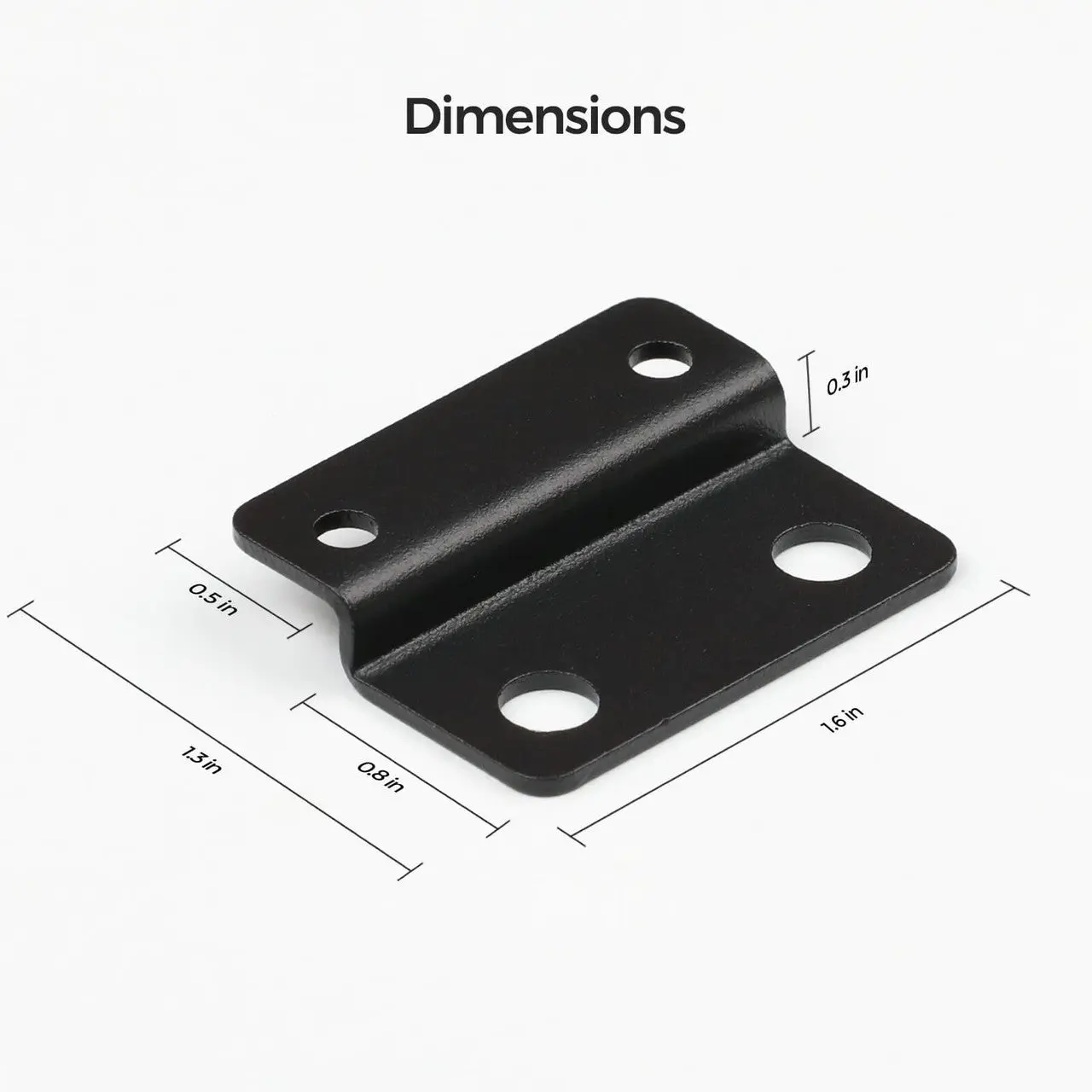 Renogy Mounting Brackets for 12V 100Ah Pro LiFePO4 Batteries (Set of 4) - Image 3