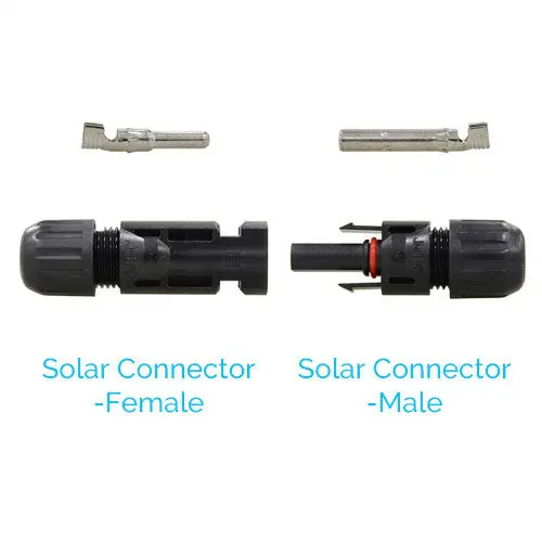 Solar Connectors for Solar Panels 5 Pairs Male & Female - Image 2