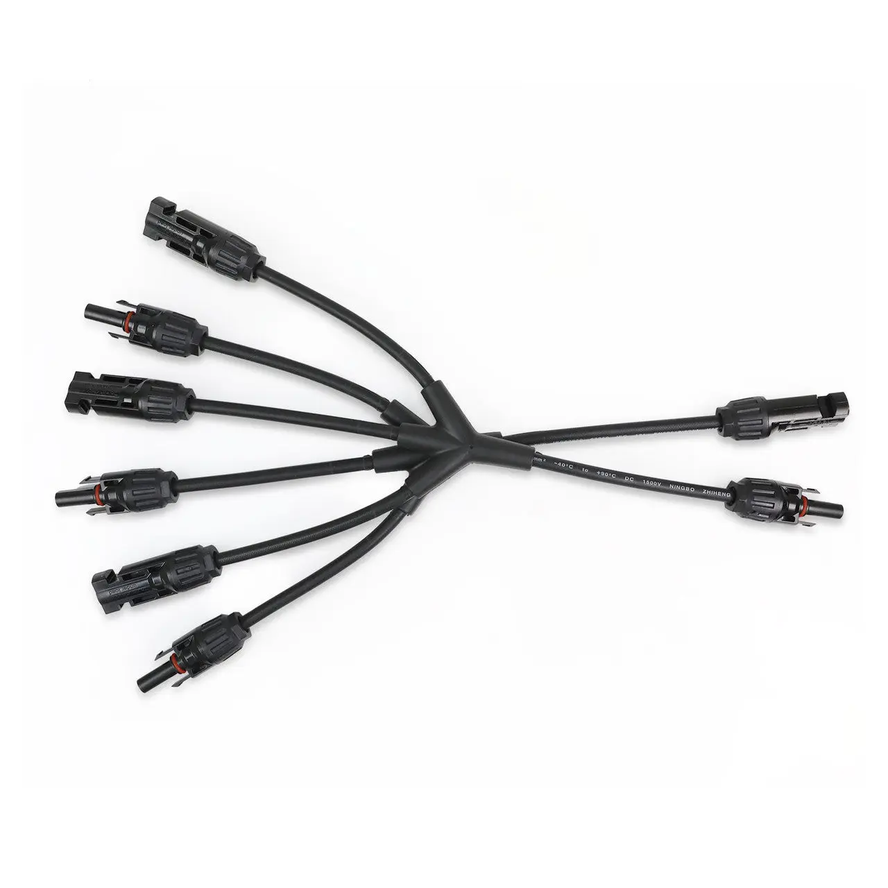 Solar Connectors M Branch Parallel Adapter Cable MMMF+FFFM Pair - Image 3