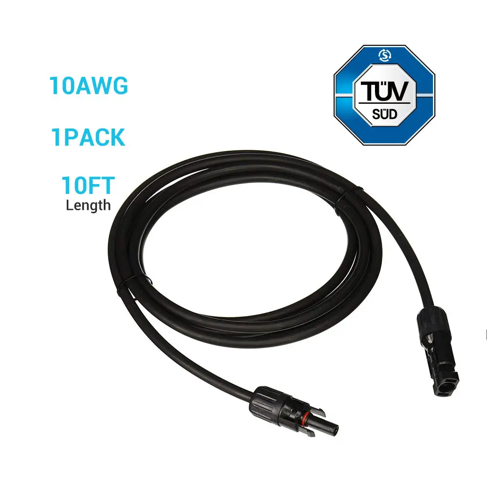 Solar Panel Extension Cable with Male to Female Solar Connectors (Single) - Image 11