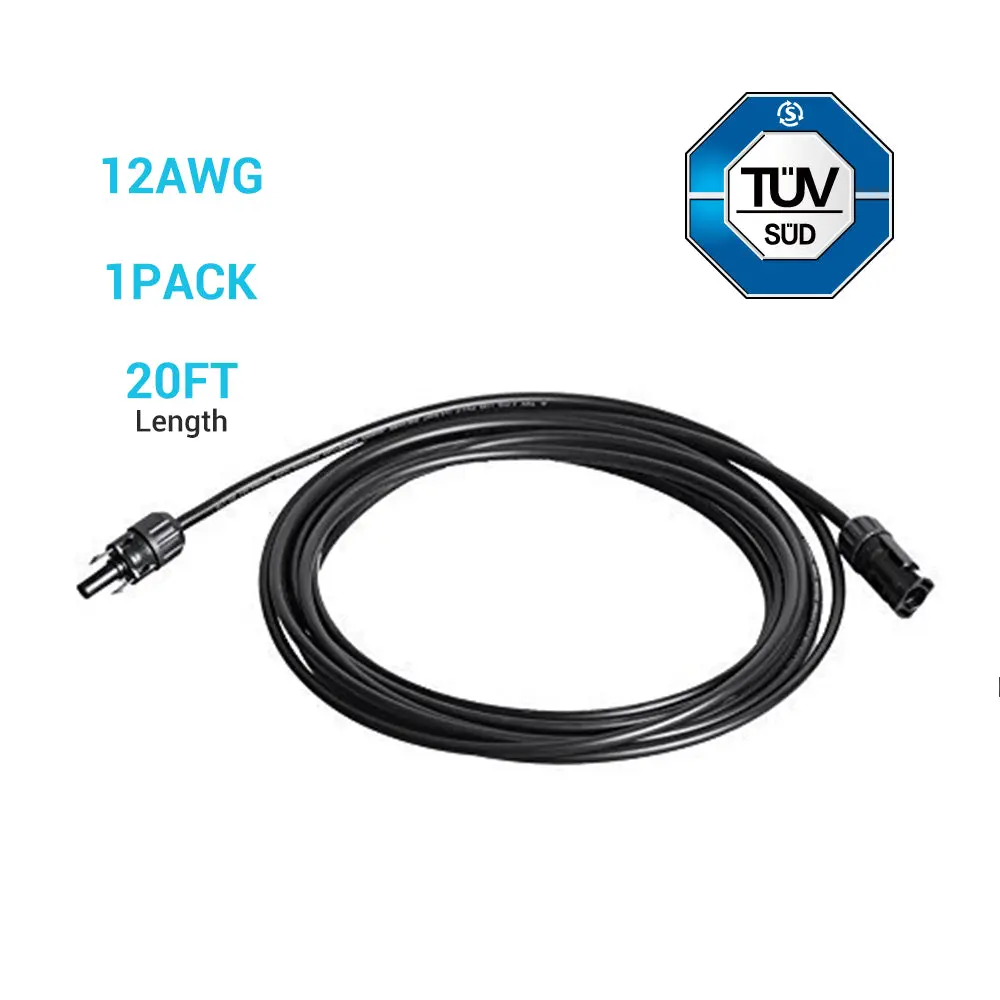 Solar Panel Extension Cable with Male to Female Solar Connectors (Single) - Image 16