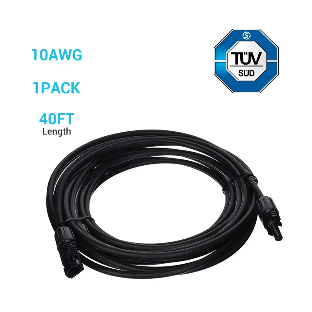 Solar Panel Extension Cable with Male to Female Solar Connectors (Single) - Image 19