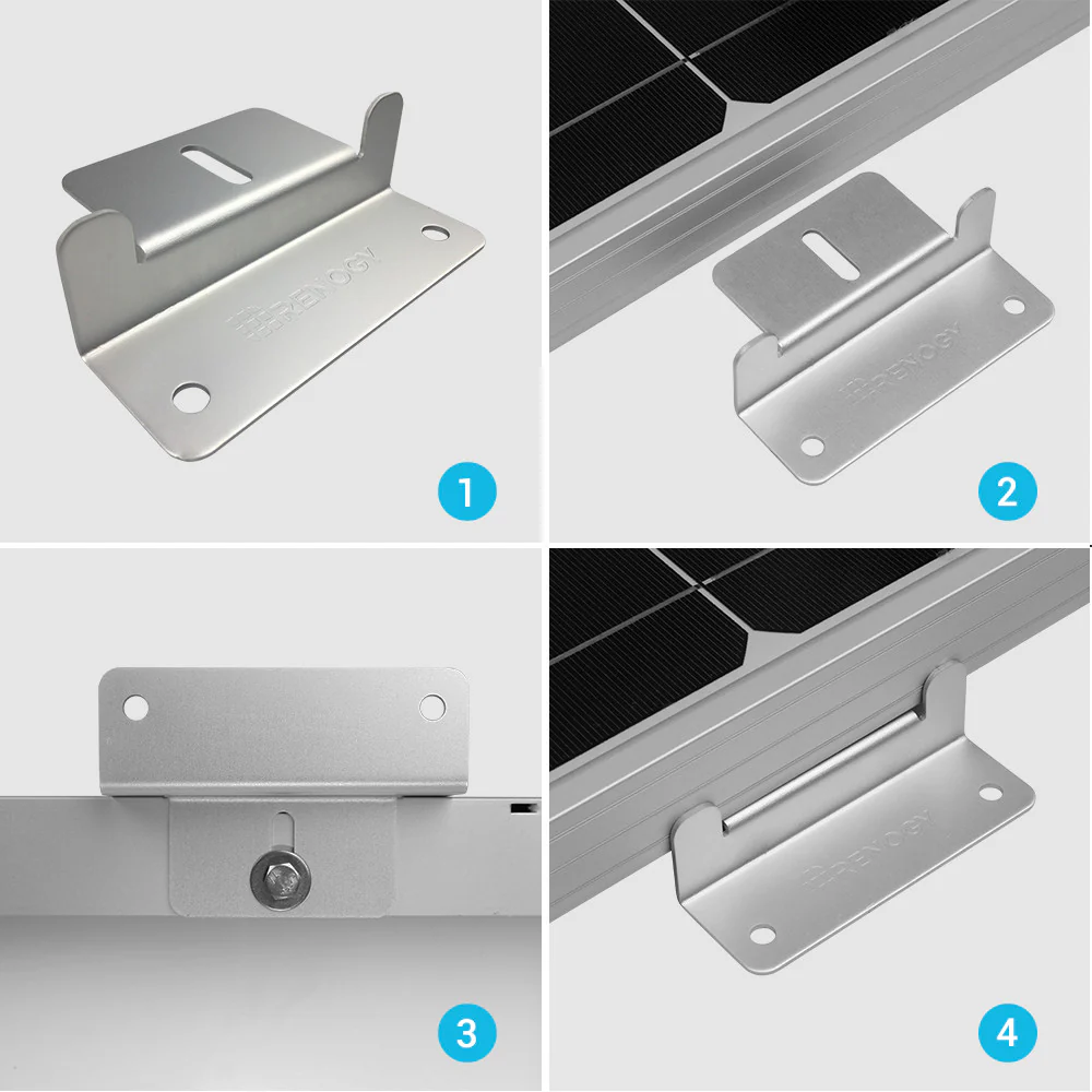 Solar Panel Mounting Z Bracket -- Set of 4 - Image 4